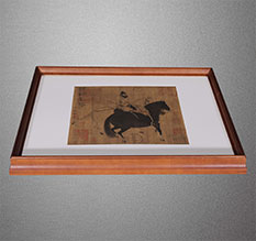 长白书画装裱配框服务案例